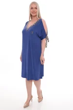 Elegantné dámske šaty s leopardím detailom – Obrázok 3