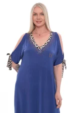 Elegantné dámske šaty s leopardím detailom – Obrázok 4