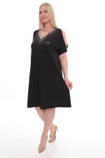 Elegantné dámske šaty s leopardím detailom – Obrázok 7