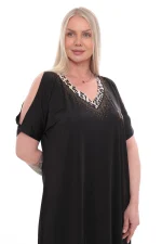 Elegantné dámske šaty s leopardím detailom – Obrázok 8
