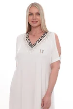 Elegantné dámske šaty s leopardím detailom – Obrázok 12