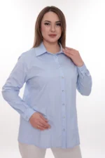Dámska elegantná košeľa s jemným zdobením