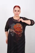 Dámske šaty Zlatý kvet – Obrázok 2