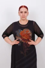 Dámske šaty Zlatý kvet – Obrázok 3